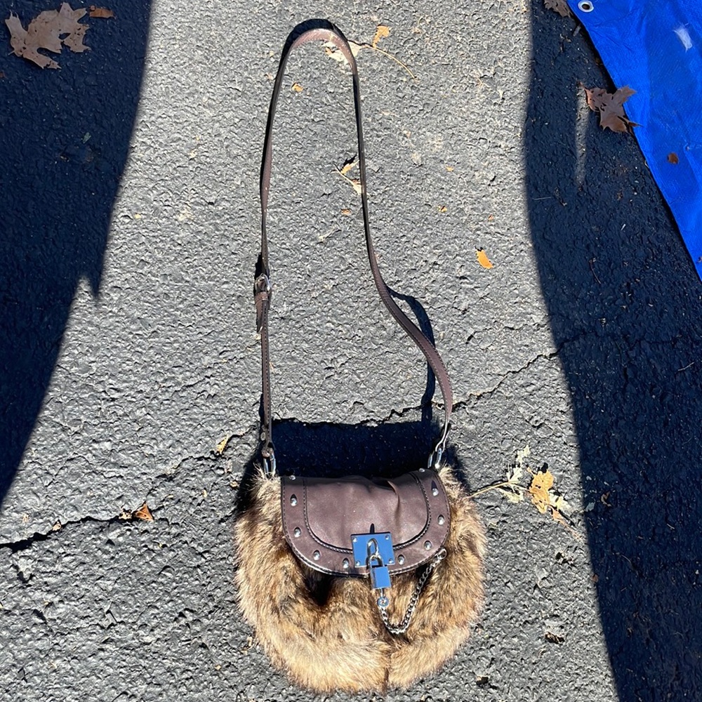 Nine West Faux Fur Purse